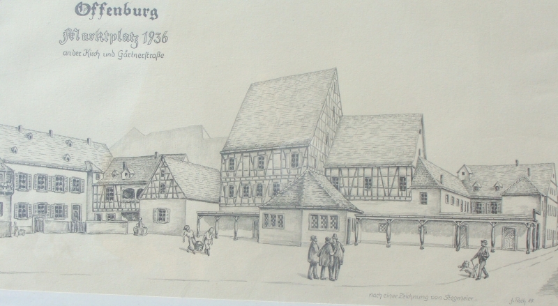 Marktplatz in Offenburg